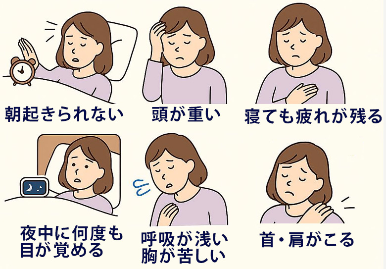 よくあるお悩みのイラスト