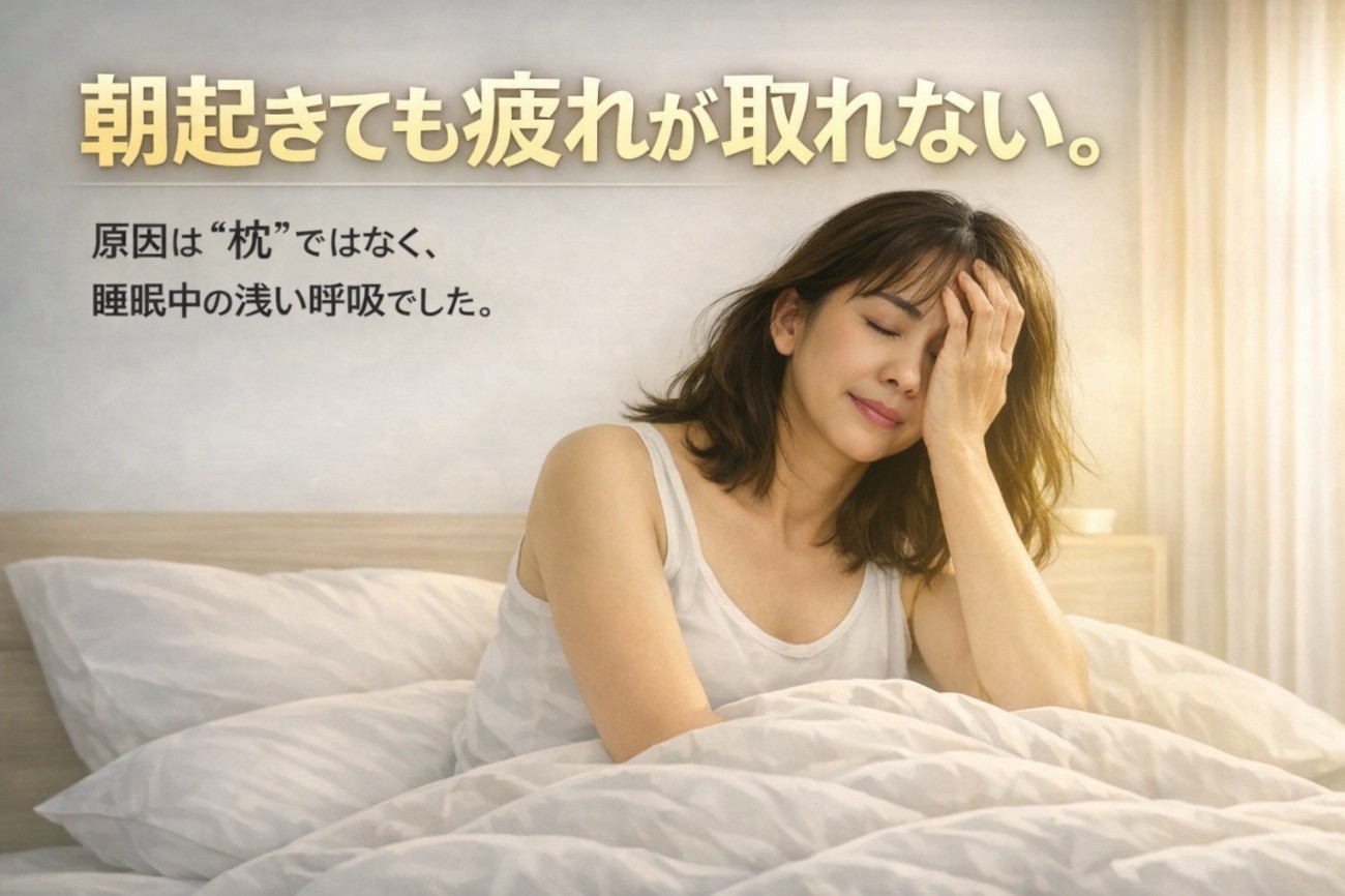 朝起きても疲れが取れない