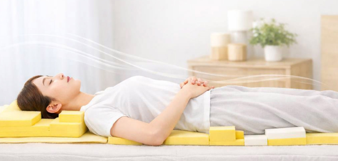 睡眠中の呼吸を支える寝具